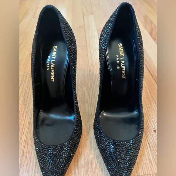YSL Glitter Opyum Pumps